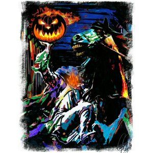 Headless Horseman Print Poster Wall Art 18x24